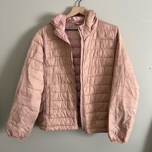 Pull & Bear Pink Quilted Jacket